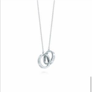 Tiffany & Co. 1837 Silver Interlocking Necklace